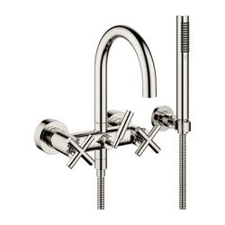 Dornbracht Wannenbatterie Tara für Wandmontage mit Schlauchbrausegarnitur, 240m... DORNBRACHT-25133892-08 4029011521638 (Abb. 1)