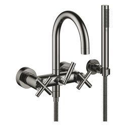 Dornbracht Wannenbatterie Tara für Wandmontage mit Schlauchbrausegarnitur, 240m... DORNBRACHT-25133892-19 4029011996771 (Abb. 1)