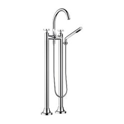 Dornbracht Wannen-Zweilochbatterie Vaia freistehend mit Handbrausegarnitur, 221... DORNBRACHT-25943809-00 4029011738586 (Abb. 1)