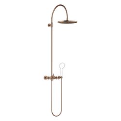 Dornbracht Shower Pipe Tara mit Brausebatterie ohne Handbrause, 420mm, Kopfbrau... DORNBRACHT-26622892-42 4099477247991 (Abb. 1)