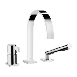 Dornbracht Wannen-Dreiloch-Einhandbatterie Mem, für Wannenrandmontage, 220mm, m... DORNBRACHT-27412782-00 4029011766794 (Abb. 1)