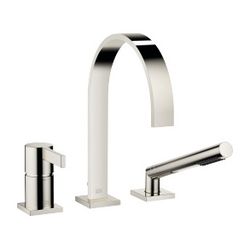 Dornbracht Wannen-Dreiloch-Einhandbatterie Mem, für Wannenrandmontage, 220mm, m... DORNBRACHT-27412782-08 4029011766893 (Abb. 1)