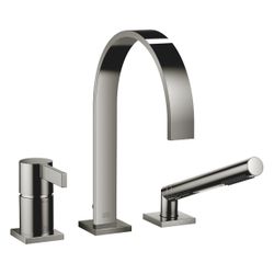Dornbracht Wannen-Dreiloch-Einhandbatterie Mem, für Wannenrandmontage, 220mm, m... DORNBRACHT-27412782-19 4099477073828 (Abb. 1)