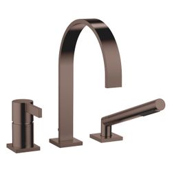 Dornbracht Wannen-Dreiloch-Einhandbatterie Mem, für Wannenrandmontage, 220mm, m... DORNBRACHT-27412782-43 4099477488813 (Abb. 1)