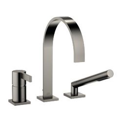 Dornbracht Wannen-Dreiloch-Einhandbatterie Mem, für Wannenrandmontage, 220mm, m... DORNBRACHT-27412782-99 4029011809224 (Abb. 1)