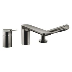 Dornbracht Wannen-Dreiloch-Einhandbatterie Lissé für Wannenrand 200mm, Dark Chr... DORNBRACHT-27412845-19 4099477128528 (Abb. 1)
