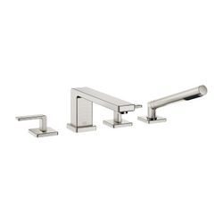 Dornbracht Wannen-Vierlochbatterie Lulu Ausladung 215mm Metallschlauch 1750mm, ... DORNBRACHT-27512710-06 4029011554599 (Abb. 1)