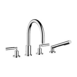 Dornbracht Wannen-Vierlochbatterie Tara für Wannenrandmontage, Ausladung 220mm,... DORNBRACHT-27512882-00 4029011518379 (Abb. 1)