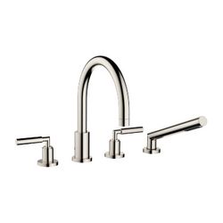 Dornbracht Wannen-Vierlochbatterie Tara für Wannenrandmontage, Ausladung 220mm,... DORNBRACHT-27512882-08 4029011518393 (Abb. 1)