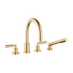 Dornbracht Wannen-Vierlochbatterie Tara für Wannenrandmontage, 220mm, 23,5l/min... DORNBRACHT-27512882-28 4029011897887 (Abb. 1)