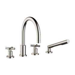 Dornbracht Wannen-Vierlochbatterie Tara für Wannenrandmontage, Ausladung 220mm,... DORNBRACHT-27512892-06 4029011518331 (Abb. 1)