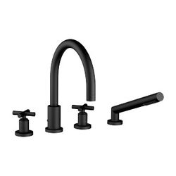 Dornbracht Wannen-Vierlochbatterie Tara für Wannenrandmontage, Ausladung 220mm,... DORNBRACHT-27512892-33 4029011518355 (Abb. 1)