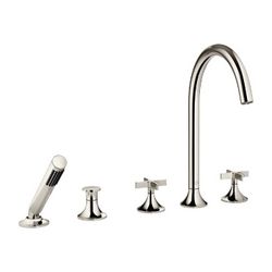 Dornbracht Wannen-Fünflochbatterie Vaia für Wannenr. mit Umstellung, 220mm, 21,... DORNBRACHT-27522809-08 4029011894855 (Abb. 1)