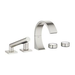 Dornbracht Wannen-Fünflochbatterie CYO für Wannenrandmontage 167mm, Platin gebü... DORNBRACHT-27523811-06 4029011930225 (Abb. 1)