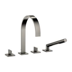Dornbracht Wannen-Vierlochbatterie Mem, für Wannenrandmontage, 220mm, max. 27,3... DORNBRACHT-27532782-99 4029011808746 (Abb. 1)