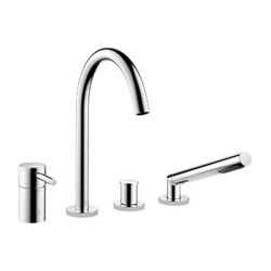 Dornbracht Wannen-Vierlochbatterie Meta für Wannenrandmontage, Ausladung 221mm,... DORNBRACHT-27632661-00 4029011761997 (Abb. 1)