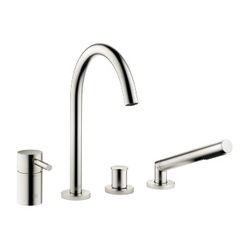 Dornbracht Wannen-Vierlochbatterie Meta für Wannenrandmontage, Ausladung 221mm,... DORNBRACHT-27632661-06 4029011762000 (Abb. 1)
