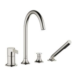 Dornbracht Wannen-Vierlochbatterie Vaia 220mm, Platin gebürstet... DORNBRACHT-27632809-06 4029011766923 (Abb. 1)
