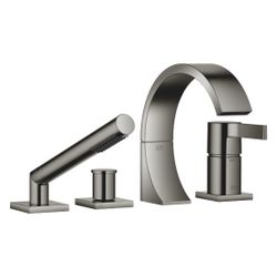 Dornbracht Wannen-Vierlochbatterie CYO für Wannenrandmontage 167mm, Dark Chrome... DORNBRACHT-27632811-19 4099477128610 (Abb. 1)