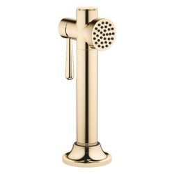 Dornbracht Spülbrausegarnitur Vaia mit runder Rosette, Messing 23kt Gold... DORNBRACHT-27718809-09 4099477167800 (Abb. 1)