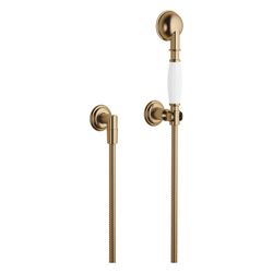 Dornbracht Schlauchbrausegarnitur Madison mit Einzelrosetten, Dark Brass gebürs... DORNBRACHT-27803361-39 4099477390550 (Abb. 1)