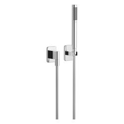 Dornbracht Schlauchbrausegarnitur Lulu mit Einzelrosetten FlowReduce Metall... DORNBRACHT-27808710-000010 4029011765308 (Abb. 1)