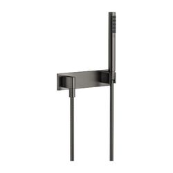 Dornbracht Schlauchbrausegarnitur mit Abdeckplatte Symetrics 240x60mm Metallsch... DORNBRACHT-27818980-99 4029011797491 (Abb. 1)
