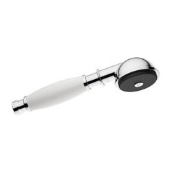 Dornbracht Metall-Handbrause Madison 9l/min mit Porzellangriff Weiß, Chrom... DORNBRACHT-28002970-00 4029011232688 (Abb. 1)