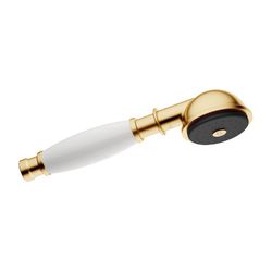 Dornbracht Metall-Handbrause Madison 6,8l/min mit Porzellangriff Weiß FlowR... DORNBRACHT-28002970-280010 4029011898341 (Abb. 1)