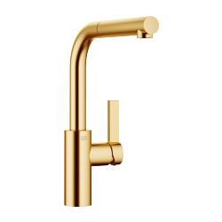 Dornbracht Einhebelmischer Elio Pull-out Ausladung 235mm, Messing gebürstet 23k... DORNBRACHT-33840790-28 4029011899959 (Abb. 1)