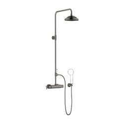 Dornbracht Shower Pipe Madison mit Brause-Thermostat ohne Handbrause, Dark Plat... DORNBRACHT-34459360-99 4029011920905 (Abb. 1)