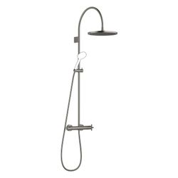 Dornbracht Showerpipe Tara, Brause-Thermostat, 420mm, Kopfbrause 300mm, 14l/min... DORNBRACHT-34465892-99 4099477408040 (Abb. 1)
