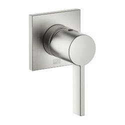 Dornbracht Unterputz-Einhandbatterie IMO mit Abdeckplatte 80x80mm, Platin gebür... DORNBRACHT-36060670-06 4029011845765 (Abb. 1)