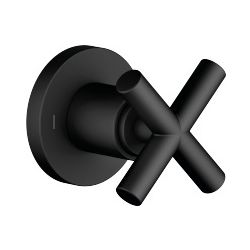 Dornbracht Unterputz-Zweiwege-Umstellung Tara, Rosette 60mm, Schwarz matt, 3620... DORNBRACHT-36200892-33 4029011965104 (Abb. 1)