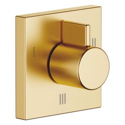 Dornbracht Unterputz-Dreiwege-Umstellung Symetrics, Gold gebürstet, 36210985-37... DORNBRACHT-36210985-37 4099477438481 (Abb. 1)