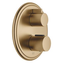 Dornbracht Unterputz-Thermostat Madison mit Einweg-Mengenregulierung, Dark Bras... DORNBRACHT-36425977-39 4099477390901 (Abb. 1)