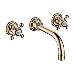 Dornbracht Waschtisch-Wandbatterie Madison o. Ablaufg., Ausladung 190mm, Messin... DORNBRACHT-36712361-09 4029011718823 (Abb. 1)