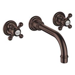 Dornbracht Waschtisch-Wandbatterie Madison o. Ablaufg., Ausladung 190mm, Dark B... DORNBRACHT-36712361-43 4099477491141 (Abb. 1)