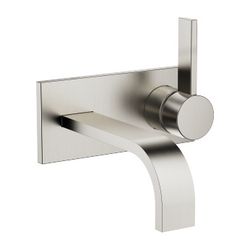 Dornbracht MEM Waschtisch-Wand-Einhandmischer mit Abdeckplatte 36863782 platin ... DORNBRACHT-36863782-06 4029011850967 (Abb. 1)
