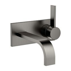 Dornbracht MEM Waschtisch-Wand-Einhandmischer mit Abdeckplatte 36863782 Dark Pl... DORNBRACHT-36863782-99 4029011850929 (Abb. 1)