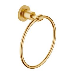 Dornbracht Handtuchring Tara rund, Ausladung 80mm, Messing gebürstet 23kt Gold... DORNBRACHT-83200892-28 4029011901171 (Abb. 1)