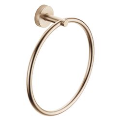Dornbracht Handtuchring rund 185mm Ausladung 55mm Rosette 40mm, Light Gold gebü... DORNBRACHT-83200979-27 4099477190815 (Abb. 1)