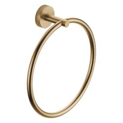 Dornbracht Handtuchring rund 185mm Ausladung 55mm Rosette 40mm, Dark Brass gebü... DORNBRACHT-83200979-39 4099477351032 (Abb. 1)