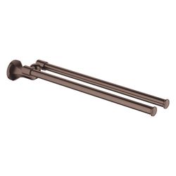 Dornbracht Handtuchhalter Madison 2-teilig schwenkbar, Dark Bronze gebürstet PV... DORNBRACHT-83210361-43 4099477491516 (Abb. 1)