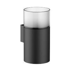 Dornbracht Glashalter Wandmodell, Kristallglas matt, Ausladung 110mm, Schwarz m... DORNBRACHT-83401979-33 4029011822612 (Abb. 1)