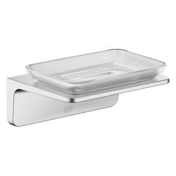 Dornbracht Seifenhalter Kristallglas matt 140x67x103mm Stichmaß 90mm, Chrom geb... DORNBRACHT-83410976-93 4099477273761 (Abb. 1)