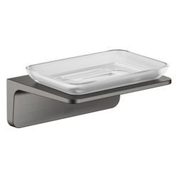 Dornbracht Seifenhalter Kristallglas matt 140x67x103mm Stichmaß 90mm, Dark Plat... DORNBRACHT-83410976-99 4099477273778 (Abb. 1)