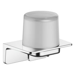 Dornbracht Lotionspender Kristallglas matt Stichmaß 90mm 140x130x103mm, Chrom... DORNBRACHT-83430976-00 4099477243634 (Abb. 1)