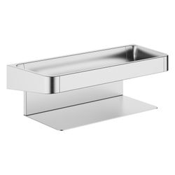 Dornbracht Ablage Breite 303mm Ausladung 122mm, Chrom gebürstet, 83433976-93... DORNBRACHT-83433976-93 4099477273815 (Abb. 1)