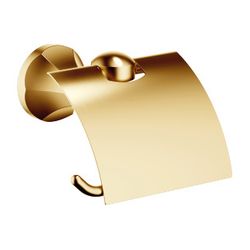Dornbracht Papierrollenhalter Madison mit Deckel, Messing gebürstet 23kt Gold... DORNBRACHT-83510361-28 4029011901621 (Abb. 1)